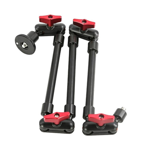 Three Folding Magic Articulated Arm Bracket for Smartphone Camcorder Action Camera Clamp Wall Mount Tablet Webcam