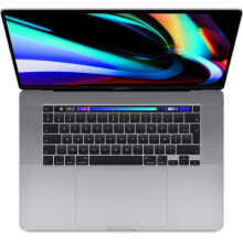 MacBook Pro Touch Bar 16" 2019 Core i9 2,4 Ghz 64 Go 1 To SSD Harmaa - Kunnostettu - Erinomainen kunto - Refurbished