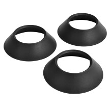 Support et support de balle GoSports pour balles de sport - 3 pièces noir mat