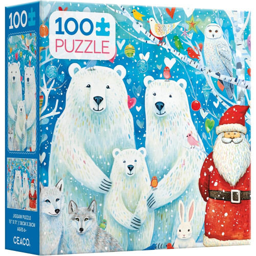 Ceaco - Högtid - Polar Porträtt - 100 Bitars Pussel