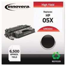 Innovera IVRE505X Tóner Remanufacturado CE505X (05X) de Alto Rendimiento, Negro