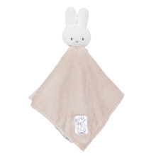 Kids Preferred Miffy Baby Blanket - Neutrala färger, mjuk och mysig, Miffy Plush, broderade detaljer, 17 tum, 0 månader och upp