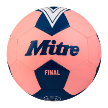 (4, Fluorescent Pink/Midnight Blue) Mitre Final Logo Football
