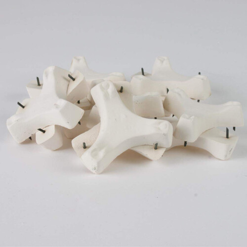 AMACO 3-Pointe 1-1/2" A Série #4 Stilts 12-Pack (RSA4), Points Métal Alliage dans Base Pierre