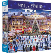 Ceaco - Klassisk Jul - Vinter Skridskoåkning - 1000 Bitars Pussel