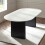 Bolivia 220cm White Marble Oval Dining Table 1