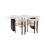 Bolivia 220cm White Marble Oval Dining Table 9