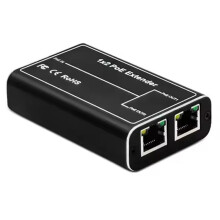Extensor POE de 2 Portas, Padrão IEEE 802.3af/At PoE+, 10/100 Mbps, Repetidor POE de 100 Metros (328 Pés), Entrada PoE Do Extensor: 30 W