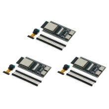 3X ESP32-S3 WROOM N16R8 CAM-OntwikkelbordWiFi Bluatooth-Cameramodule aan Boord van ESP32-S3-WROOM-1 N16R8-Module met OV2640
