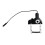 4X Microphone de Violon Piézo Portable CV-19 avec Support de Prise Externe pour Ukulélé 3