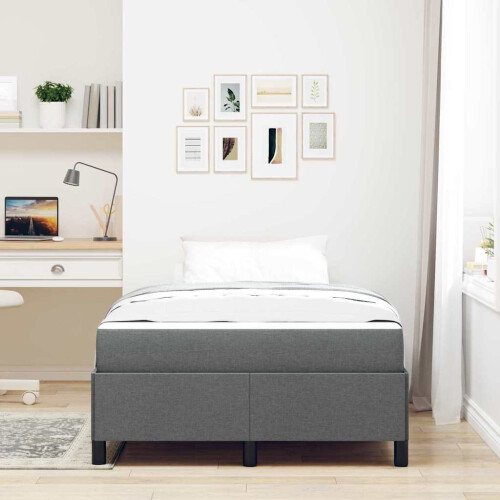 VidaXL vidaXL Boxspringbett Dunkelgrau 120 x 200 cm Stoff 2