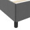 VidaXL vidaXL Boxspringbett Dunkelgrau 120 x 200 cm Stoff 10