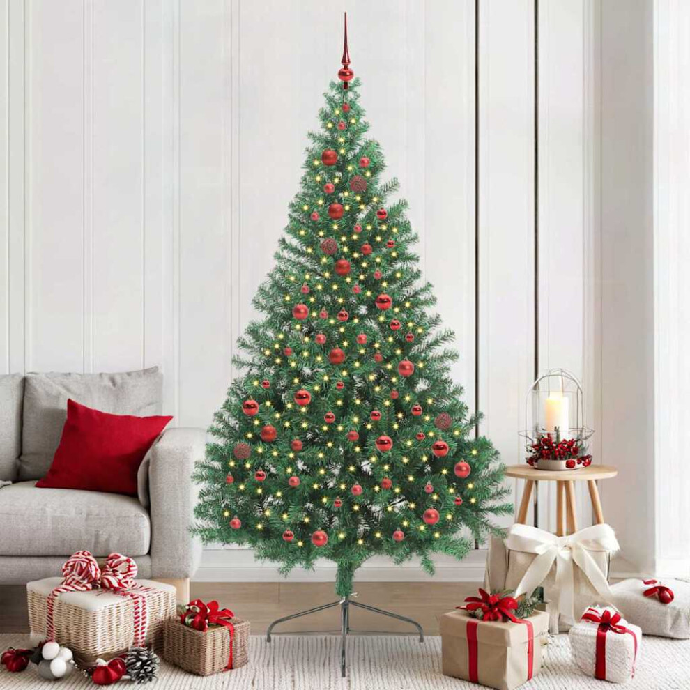 B&Q - Artificial Pre-Lit Christmas Tree Green 210 Cm Pvc - Image 2