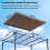 Outsunny Outsunny 3.5x2.6 m Pergola Cover Replacement for 4x3 m Frame, Brown 8