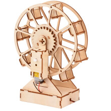 3D DIY Elektrisch Ambachtelijk Reuzenrad Puzzelspel Houten Modelbouwsets Wetenschap Educatief Speelgoed voor Kinderen Cadeau