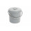 "Wischmopp - Putztuch - Spanischer Besen - Curver Eimer 16l mit grauem Deckel 241751" 1