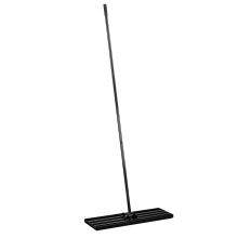 KCT 75.5x24.5cm Garden Levelling Rake Lawn Grass Flattening Smoothing Bumpy Top Dressing Lute Landscaping Gardening Leveller Tool 195cm Handle