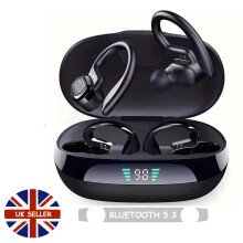 TWS Wireless Bluetooth Earphones Headphones Sports Ear Hook Running Bass Earbuds