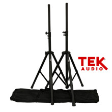 2 High Quality all steel Speaker Tripod Stands kit + Bag Stands TEK audio SS270