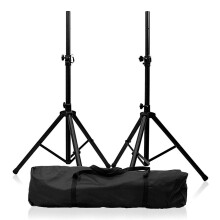 Thor Speaker Stand Kit Pair inc Carry Case DJ Disco PA Speaker Stand Tripod