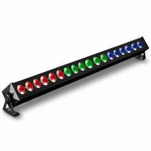LED Bar 1M Uplighter Wall Washer Strip Light DMX Link RGB 18 x 3W Colour Batten