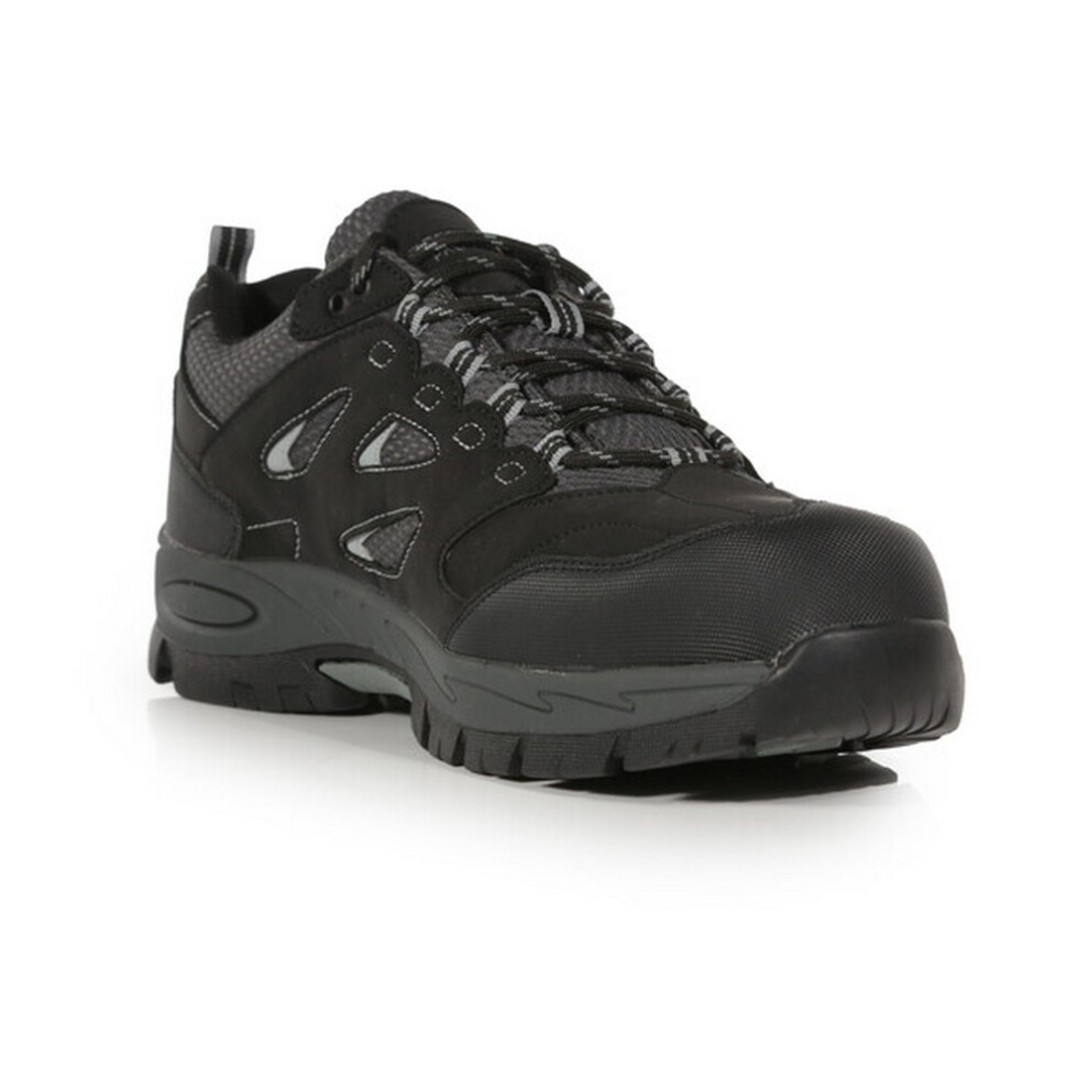 (6.5 Uk, Black/Granite) Regatta Professional Mens Nubuck Safety Trainers 5063238246652