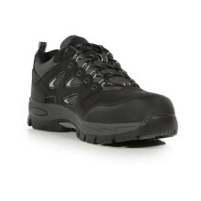 (7 UK, Black/Granite) Regatta Professional Mens Nubuck Safety Trainers