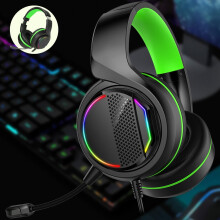 Gaming Headset Headphones With Microphone LED For PC Laptop PS4 PS5 Xbox One UK