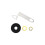 2 Set Quartz Clock Movement Kit Oscillating Movement + Luminous Pointer Clock Repair Parts Replacement Parts B 5