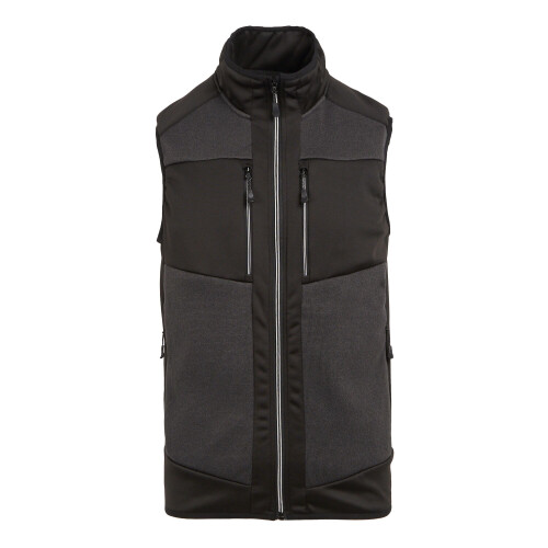 (M, Ash/Black) Regatta Professional Mens Stretch Body Warmer