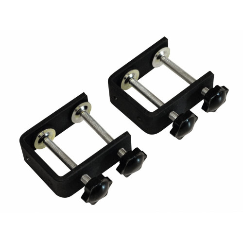 DJ Laptop Stand Height Width Adjustable Computer Table Top Clamps Including Case 2