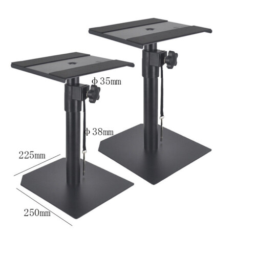 Adjustable Studio Monitor Stands Pair Studio Speaker Stands Floor Stands 1