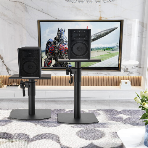 Adjustable Studio Monitor Stands Pair Studio Speaker Stands Floor Stands 2