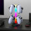Headphone Stand RGB Light Gaming Headset Display Rack Desk Stand Universal 8