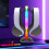Headphone Stand RGB Light Gaming Headset Display Rack Desk Stand Universal 5