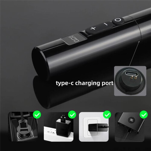 Wireless Tattoo Machine Pen Permanent Makeup Eyeliner Lip Tools Micropigmentation Semi-Permanent Liner&Shader Integrated 2