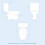 NES Home 1500mm RH P Shaped Bathroom Suite, Front Panel & Screen With Vanity & Toilet 8