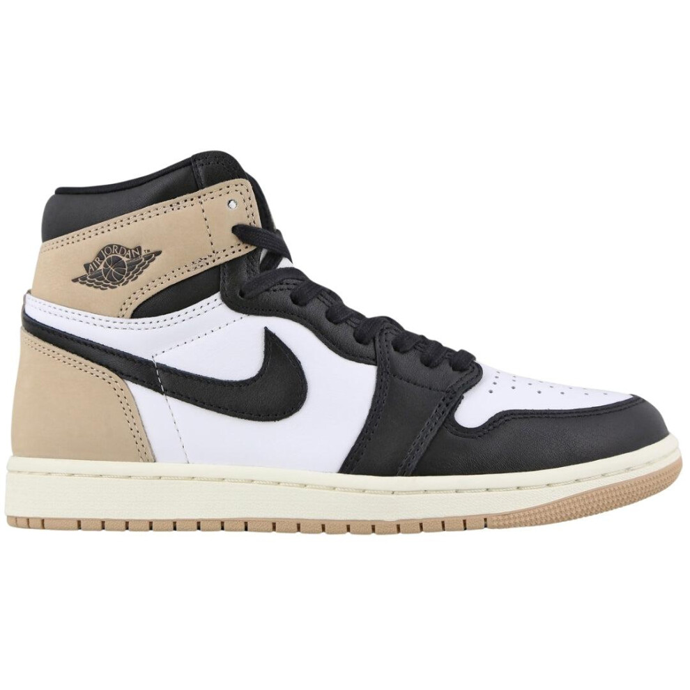 Nike (4 Uk, Brown) Womens/Ladies Air Jordan 1 Retro Leather High Cut Trainers