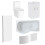NES Home 1500mm LH P Shaped Bath, Front Panel, Screen With 500mm Vanity & Toilet 6