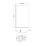 NES Home 1500mm LH P Shaped Bath, Front Panel, Screen With 500mm Vanity & Toilet 11