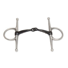 (5in, Black) Shires Sweet Iron Horse Full Cheek Snaffle Bit