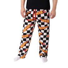 (S, Multicoloured) Hot Wheels Mens Checkerboard Logo Lounge Pants