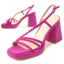 (Rosa, 38) Damen-sandalen Mit Absatz. Montevita Festsand2 90356