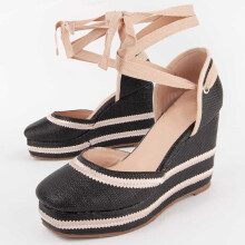 (Schwarz, 39) Damen-keil-espadrille Montevita Balenci11 102990