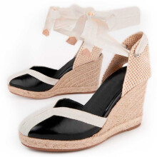 (Schwarz, 40) Damen-keil-espadrille Montevita Balenci2 102984