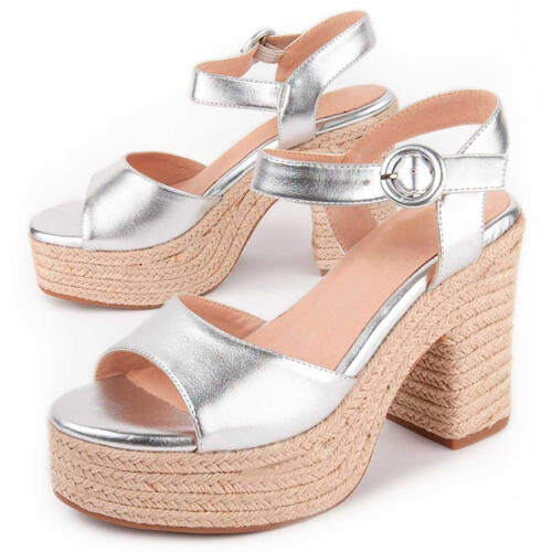 (SILBER, 36) Damen-sandalen Mit Absatz. Montevita Iliad 102967