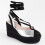 (Argento, 40) Espadrillas Con Zeppa Da Donna Montevita Balenci6 102921 3