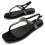 (Schwarz, 36) Damensandale. Montevita Prins 91706 1