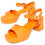 (ORANGE, 41) Damen-sandalen Mit Absatz. Montevita Comodosan 105012 1