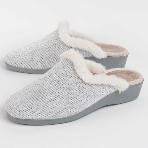 (GRAU, 41) Northome Carliper 101239 Damen-hausschuhe